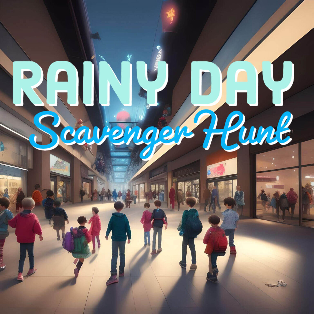 Rainy Day Kid Activity – Photo Scavenger Hunt at the Mall