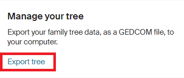 Manage your tree