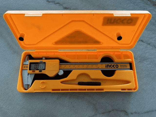 Digital Caliper in Case