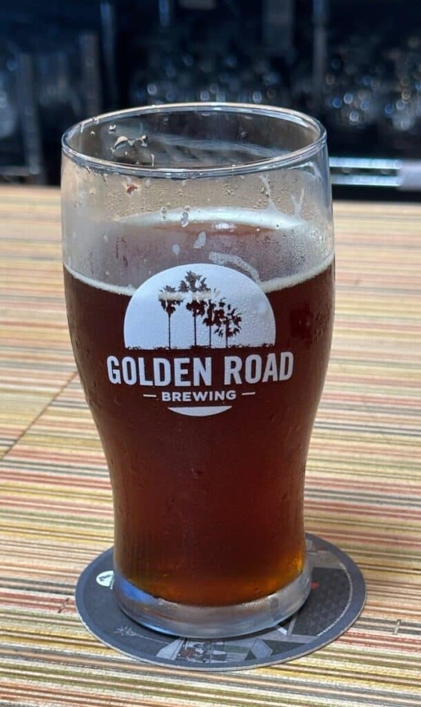 Golden Road Beer Glass