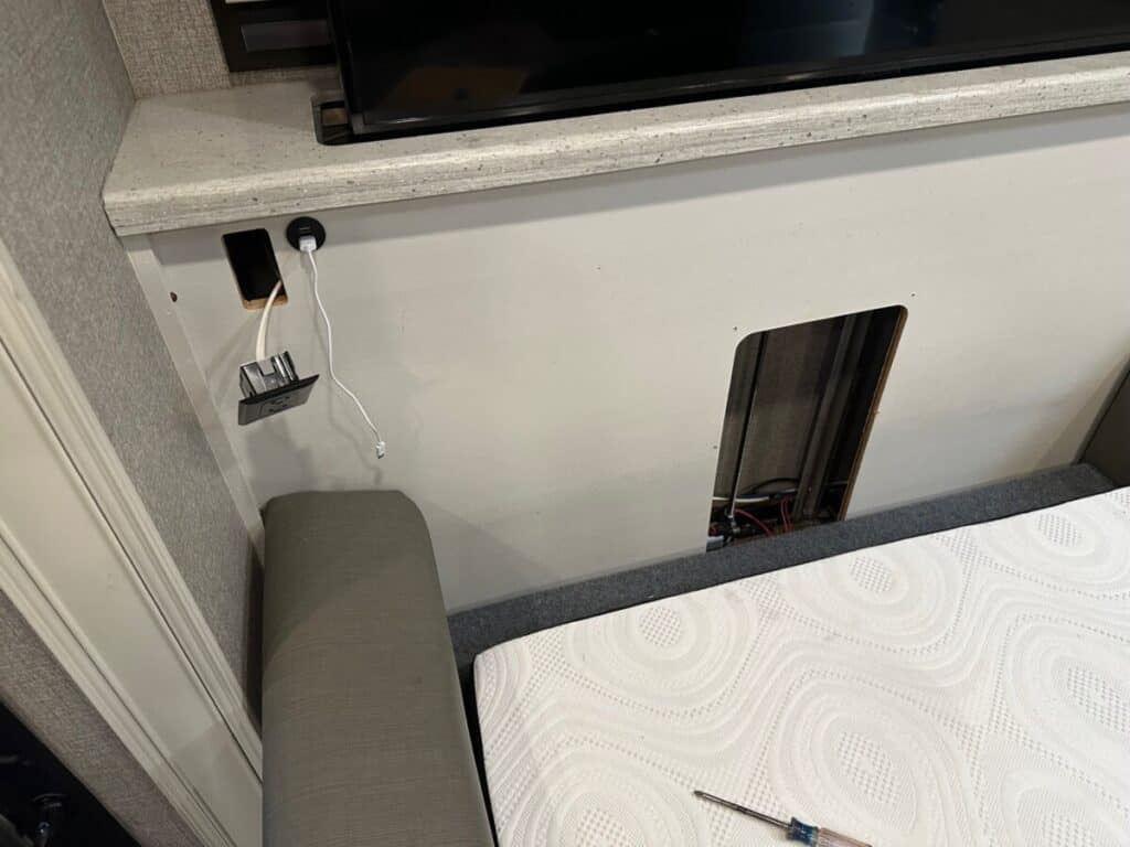 Accessing wires for USB-C port