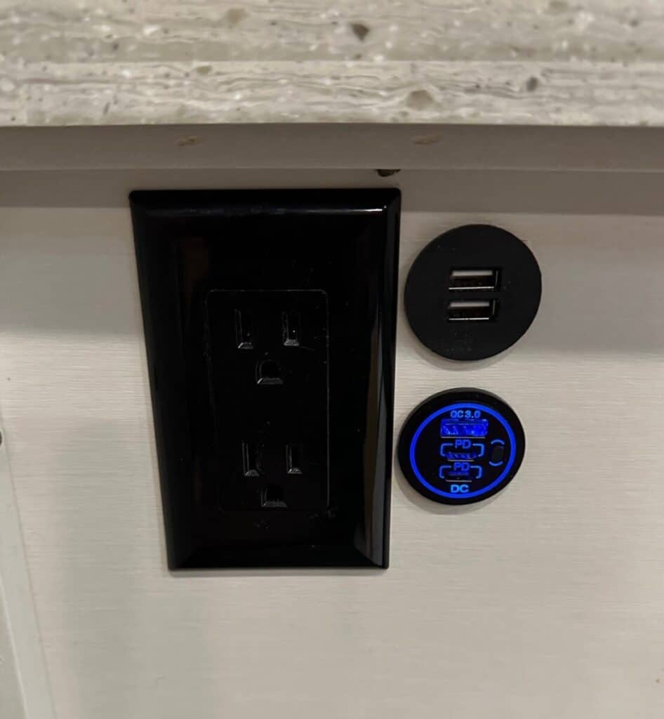 Finished USB-C port installation