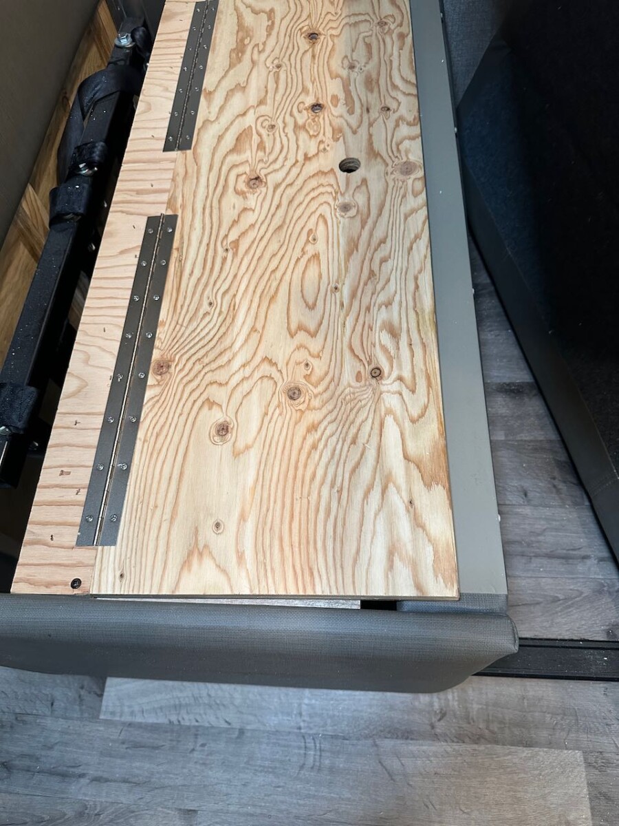 How to Make Your RV Dinette Storage Hinge Accessible