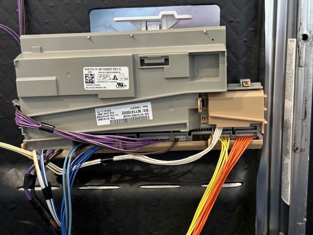 KitchenAid Dishwasher control board replacement - new board