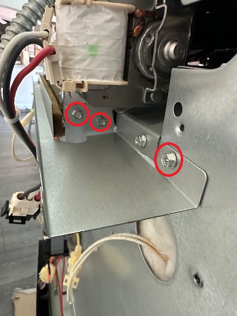 KODE300ESS cooling fan right side screws